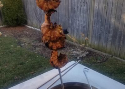 Electric Tandoor Indian clay oven shrimp